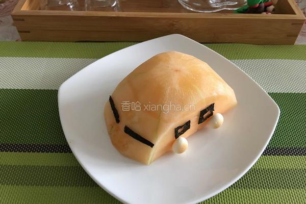 哈密瓜小汽车的做法图解9