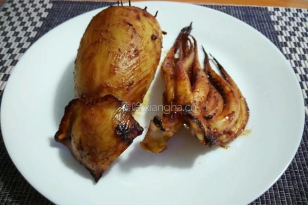 魷魚焗炒飯的做法图解2