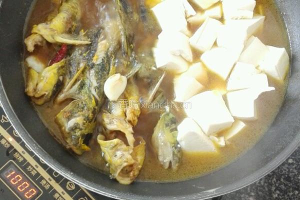黄丫鱼烧豆腐的做法图解7