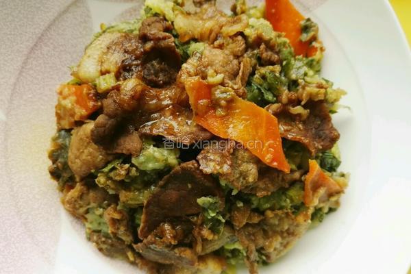 芹菜大肉拌面菜的做法图解7