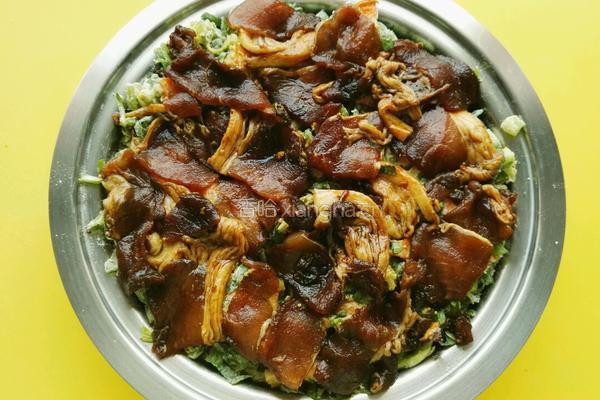 芹菜大肉拌面菜的做法图解4