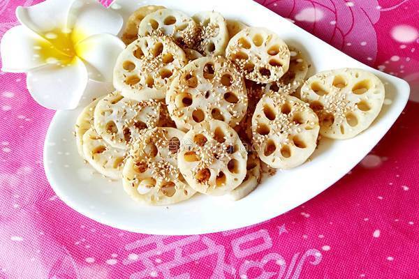麻香糖醋藕片的做法图解7
