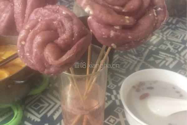 紫薯玫瑰花的做法图解8