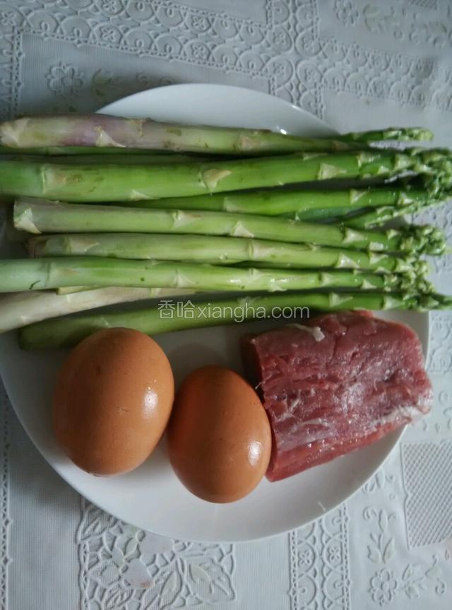 准备好食材