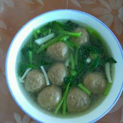 撒尿牛丸蔬菜汤的做法[图]