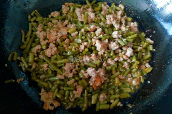 肉沫酸豆角的做法图解7