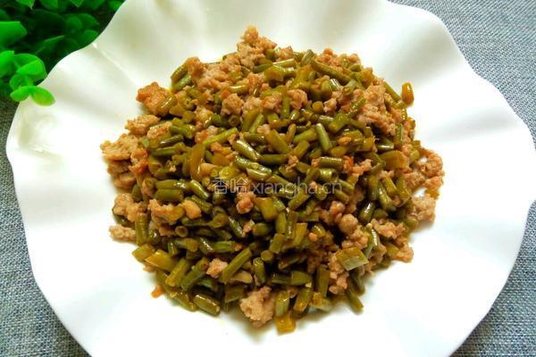 肉沫酸豆角的做法图解8