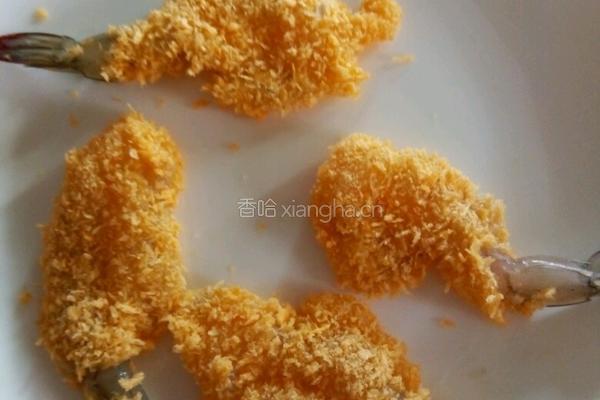 炸凤尾大虾的做法图解6