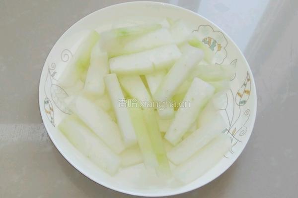 冬瓜虾皮的做法图解2