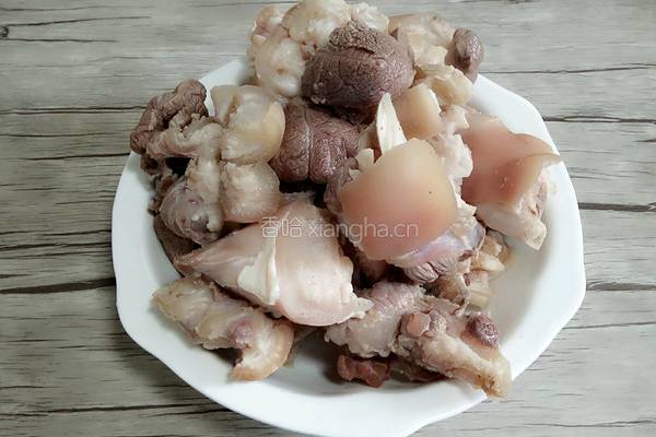 川味蹄花汤的做法图解4