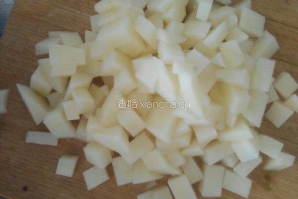 烩黄金馒头的做法图解4