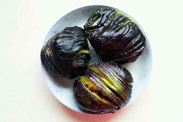 菊花茄子的做法图解6