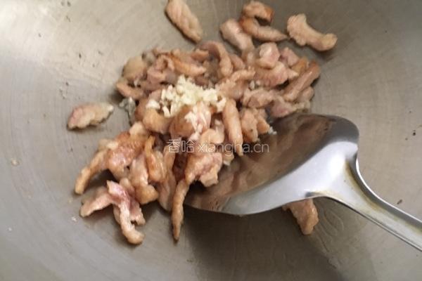 蒜香丝瓜炒肉的做法图解4