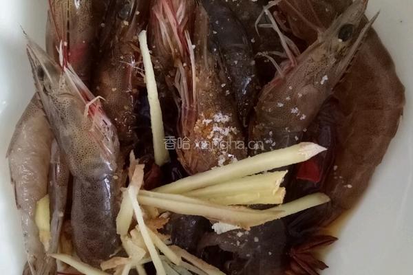 微波炉蒜蓉虾的做法图解3