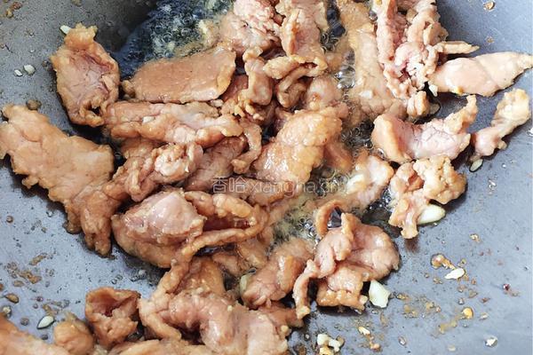 杂菜炒肉的做法图解3