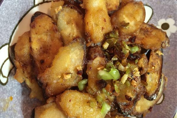 蒜香茄子饼的做法图解3