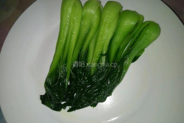 香菇油菜的做法图解6