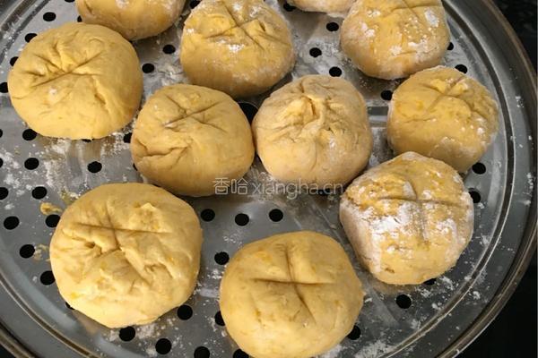南瓜馒头的做法图解4