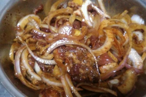 炒烤羊肉的做法图解5