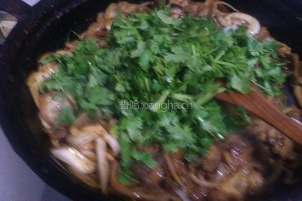 炒烤羊肉的做法图解9