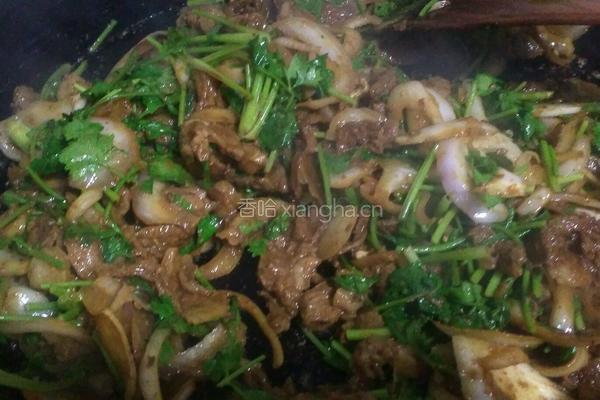 炒烤羊肉的做法图解10