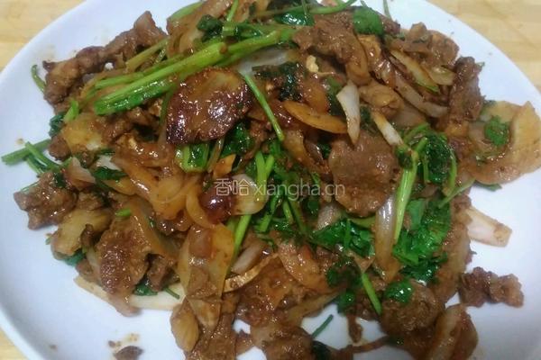 炒烤羊肉的做法图解11