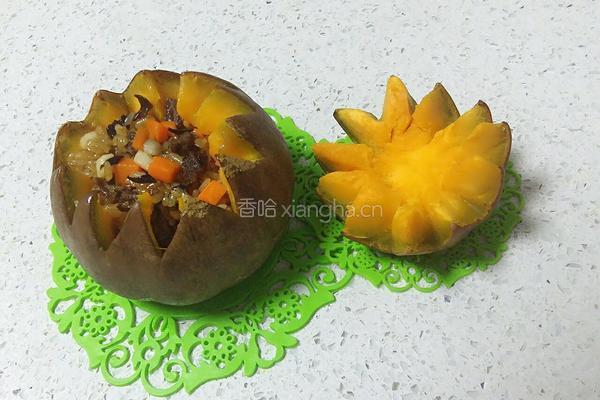 香糯八宝南瓜盅的做法图解14