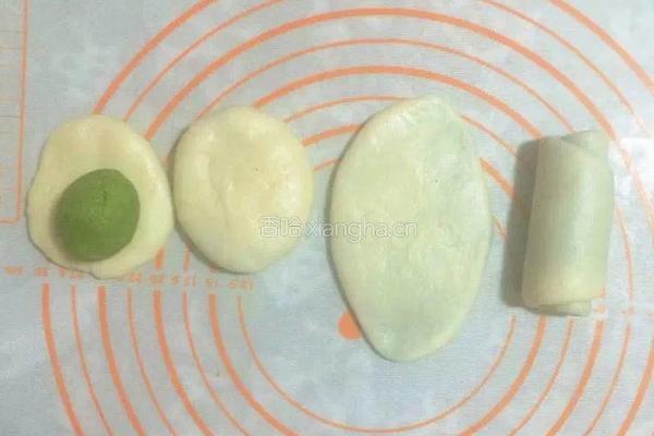 抹茶蛋黄酥的做法图解5