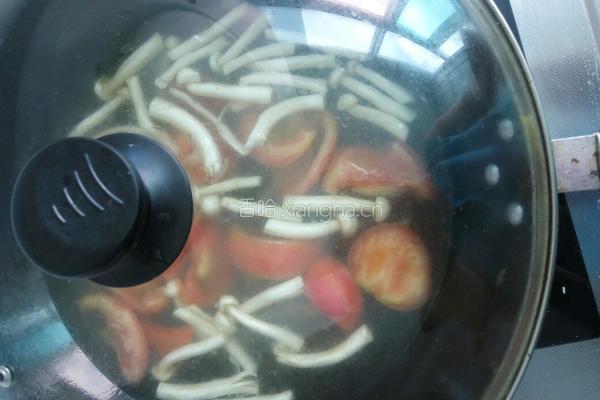 番茄豆腐汤的做法图解5