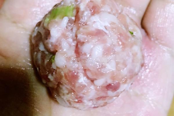 木耳菜肉丸汤的做法图解6