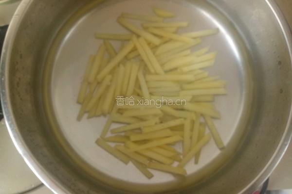 自制炸薯条的做法图解3