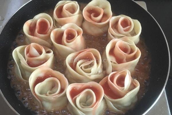 玫瑰煎饺的做法图解4