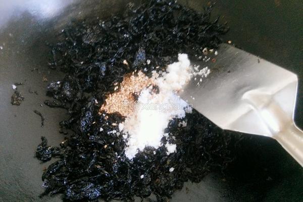 炒紫菜的做法图解6
