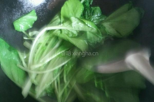 清炒小白菜的做法图解4