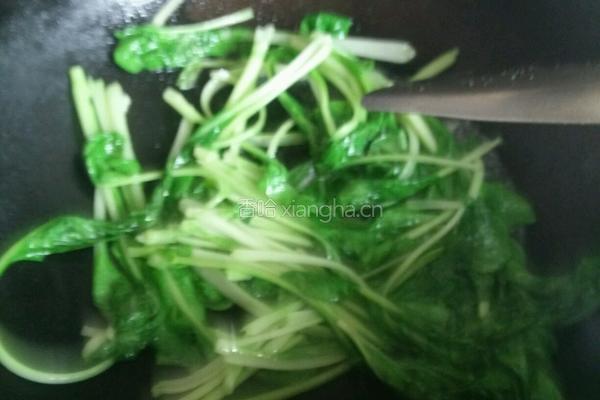 清炒小白菜的做法图解5