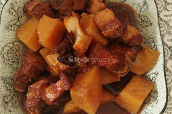 红烧肉顿土豆的做法图解12