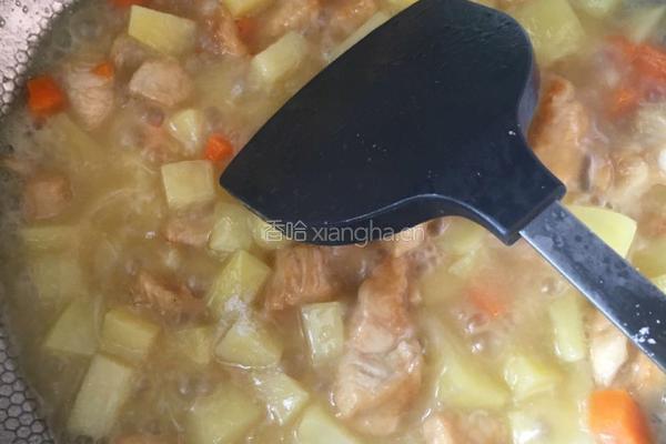 土豆咖喱鸡的做法图解6