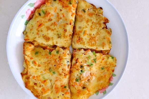 胡萝卜鸡蛋饼的做法图解6