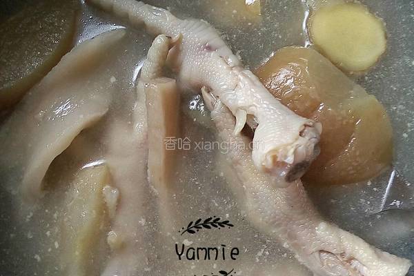 鸡脚苹果汤的做法图解4