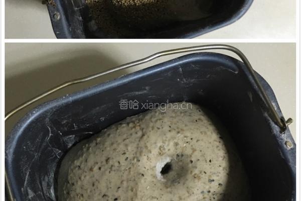 豆渣芝麻椒叶包的做法图解4
