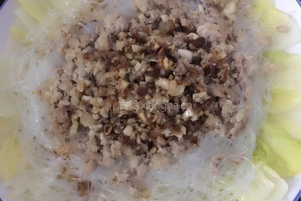 肉沫蒜蓉粉丝娃娃菜