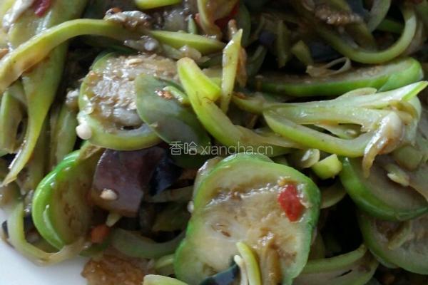 杂炒苦子金豆茄子