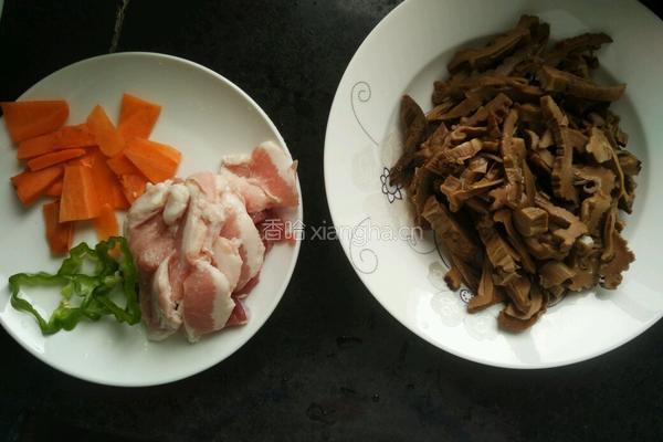 乌笋炒肉的做法图解5
