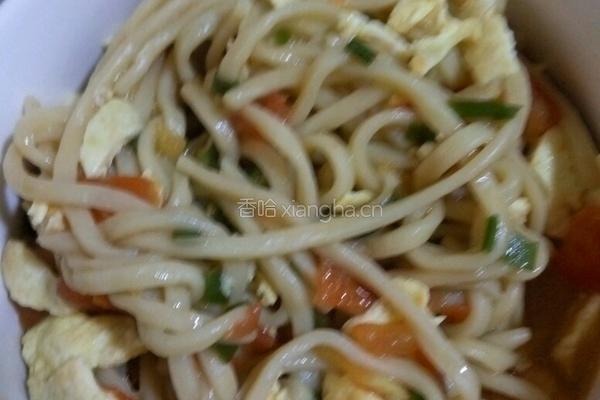番茄鸡蛋面的做法图解8