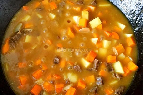 咖喱牛肉饭的做法图解7
