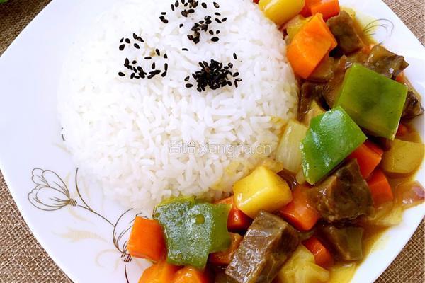 咖喱牛肉饭的做法图解9