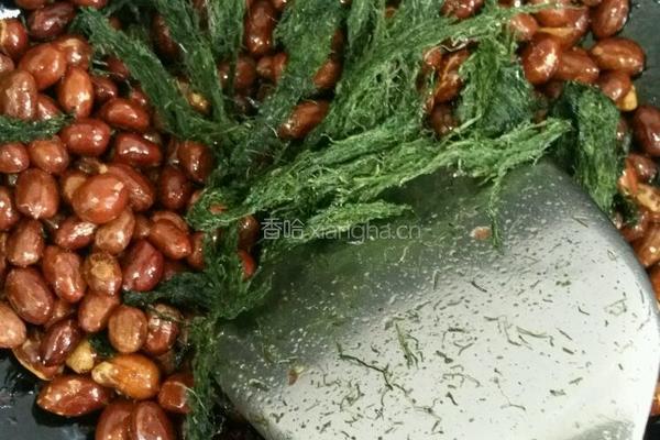 苔条花生米的做法图解3