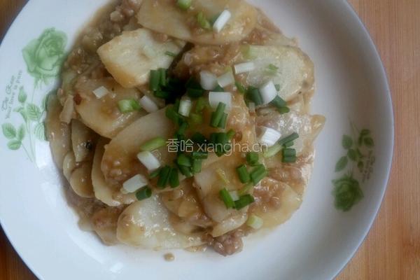 山药炒肉末