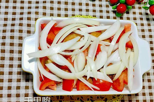 芝士焗猪排饭的做法图解7
