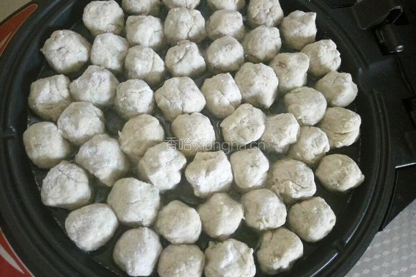 猪肉豆腐丸的做法图解8